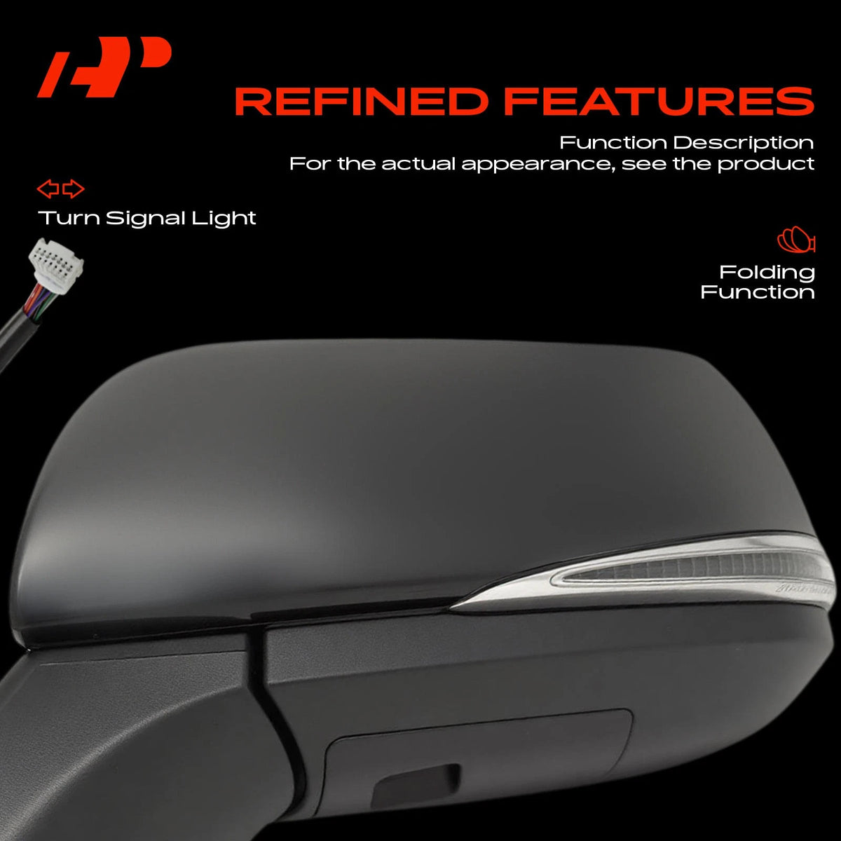 Driver Side Power Mirror for Toyota Grand Highlander (2024–2024) - 87940-0E670, 87945-0E070-C0, TO1320454