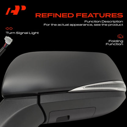 Driver Side Power Mirror for Toyota Grand Highlander (2024–2024) - 87940-0E670, 87945-0E070-C0, TO1320454