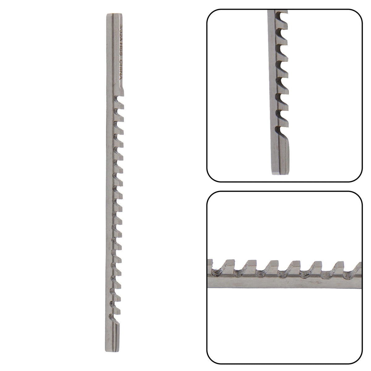 3/32" A Style Broach for Standard Keyway (Inch MM LOC 13/64"-1-1/8")