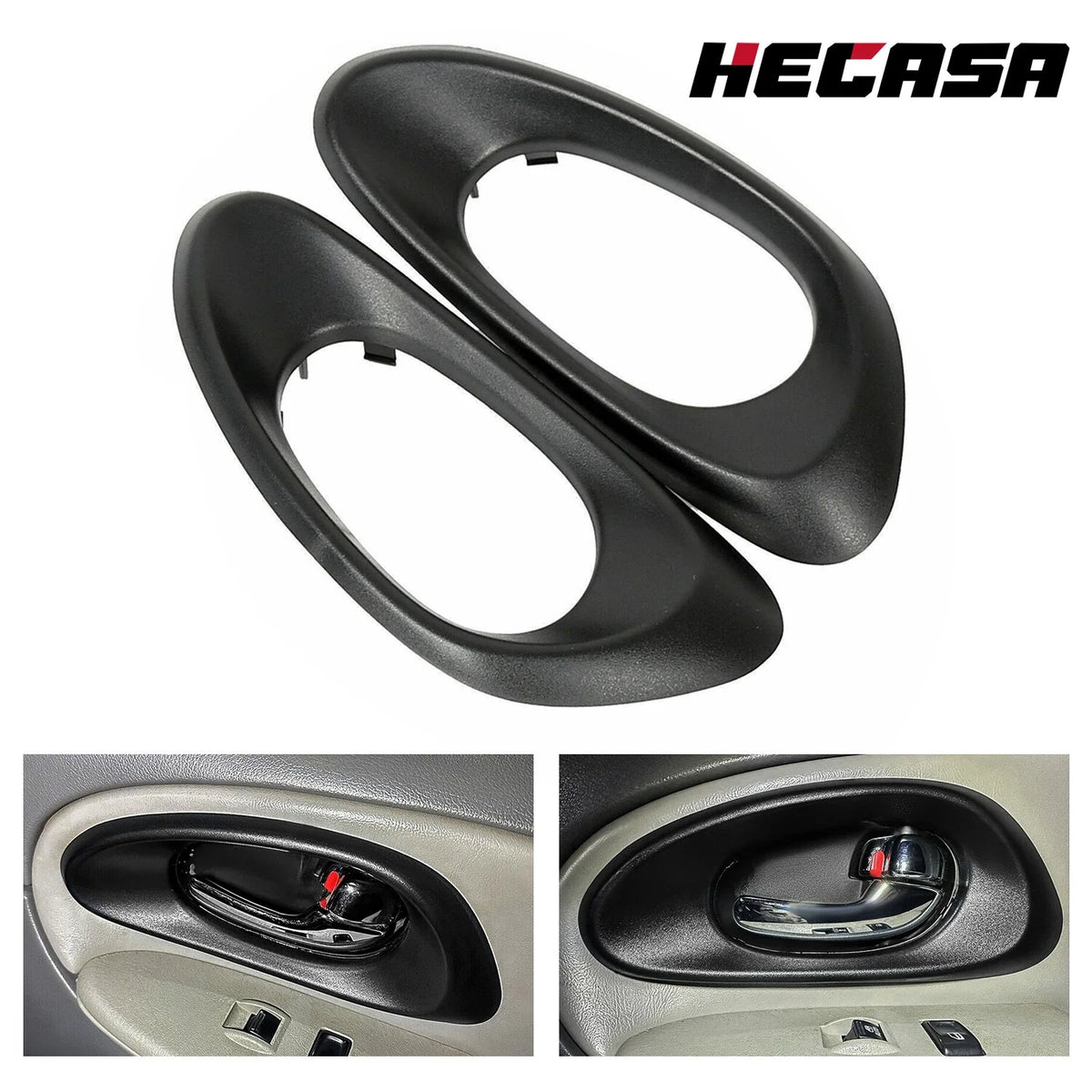 2pcs Door Trim Handle Bezel for Chevrolet Trailblazer (2002–2009)