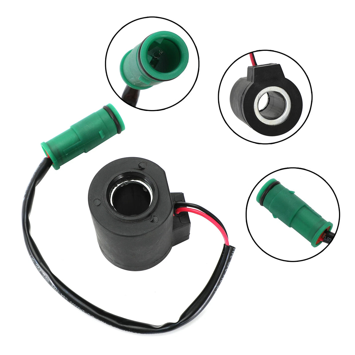 24V Solenoid Valve Coil for Volvo EC140 EC160 EC210 EC240 (I012-A050)