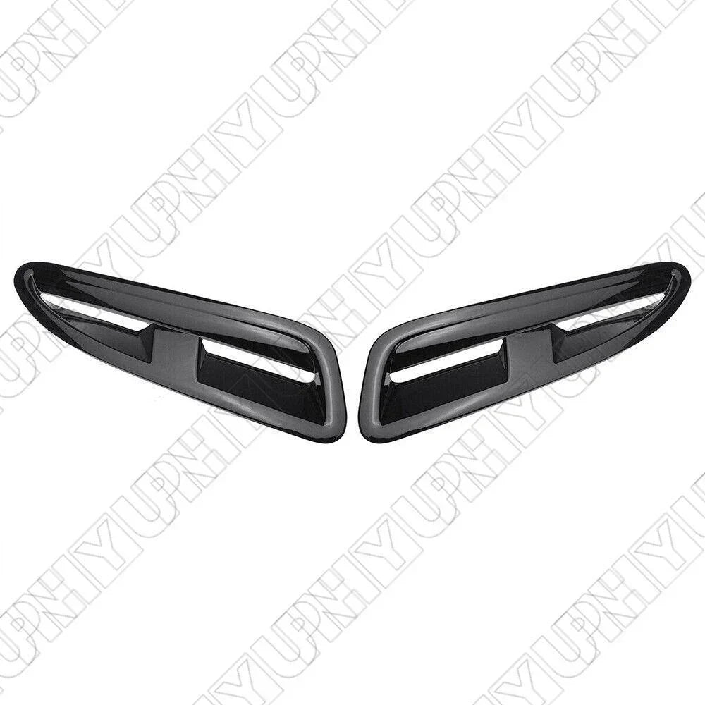 Front Bonnet Vent Air Inlet Trim Gloss Black for Jaguar XKR XK8 (2002-2009)