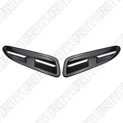 Front Bonnet Vent Air Inlet Trim Gloss Black for Jaguar XKR XK8 (2002-2009)