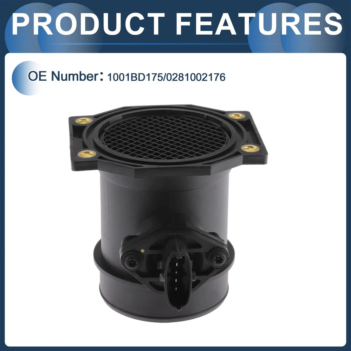 Mass Air Flow Sensor Assembly No. 1001BD175 for Nissan Primera (1997–2001)