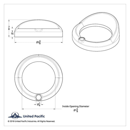 Gauge Cover for Peterbilt 379/389/388 (2006–2018) UP#40681 Clear Jewel