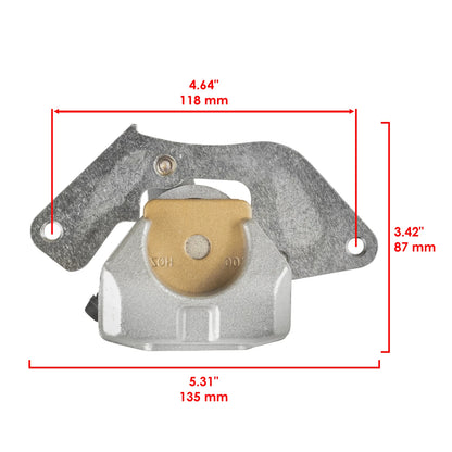 Set of 2 Front Brake Calipers with Pads for Honda TRX420TE Rancher 420 (2007–2016) MP1796CR125SU