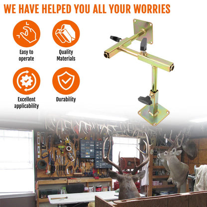 3 Axis Taxidermy Mounting Stand Kit - Zinc Plated