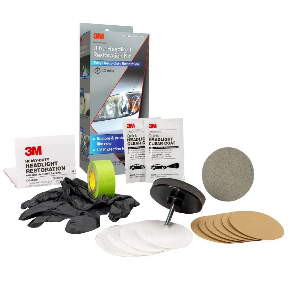 3M Ultra Headlight Restoration Kit for Automotive
