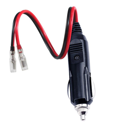 12Volt Replacement Cigarette Lighter Male Plug with Leads for Car