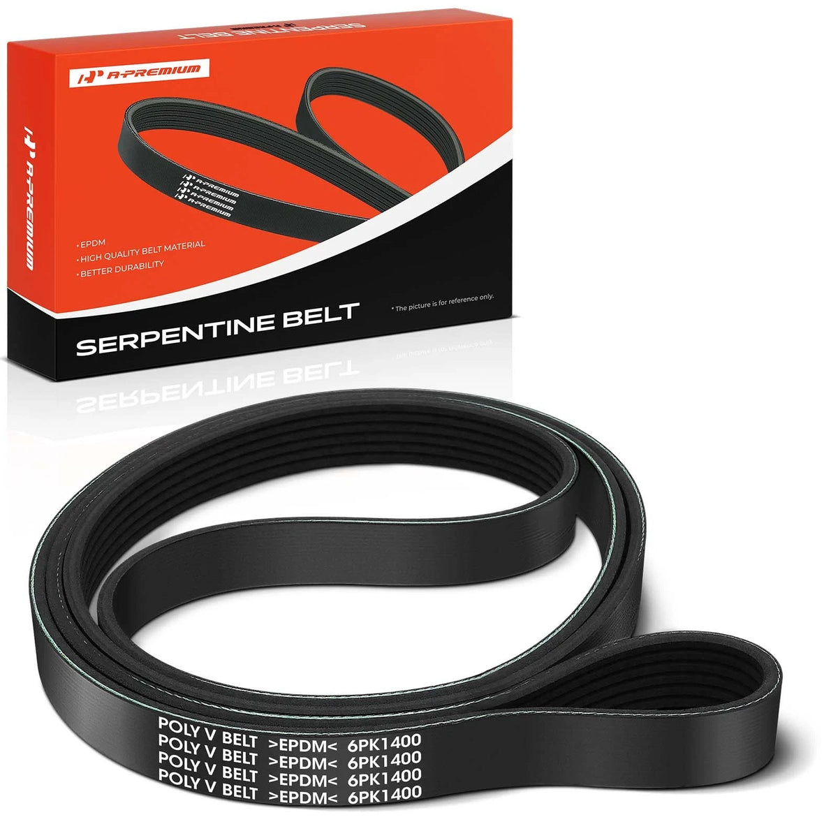 Serpentine Belt for Ford Escape, Mustang (2005–2009) - 04792409AC, K060551
