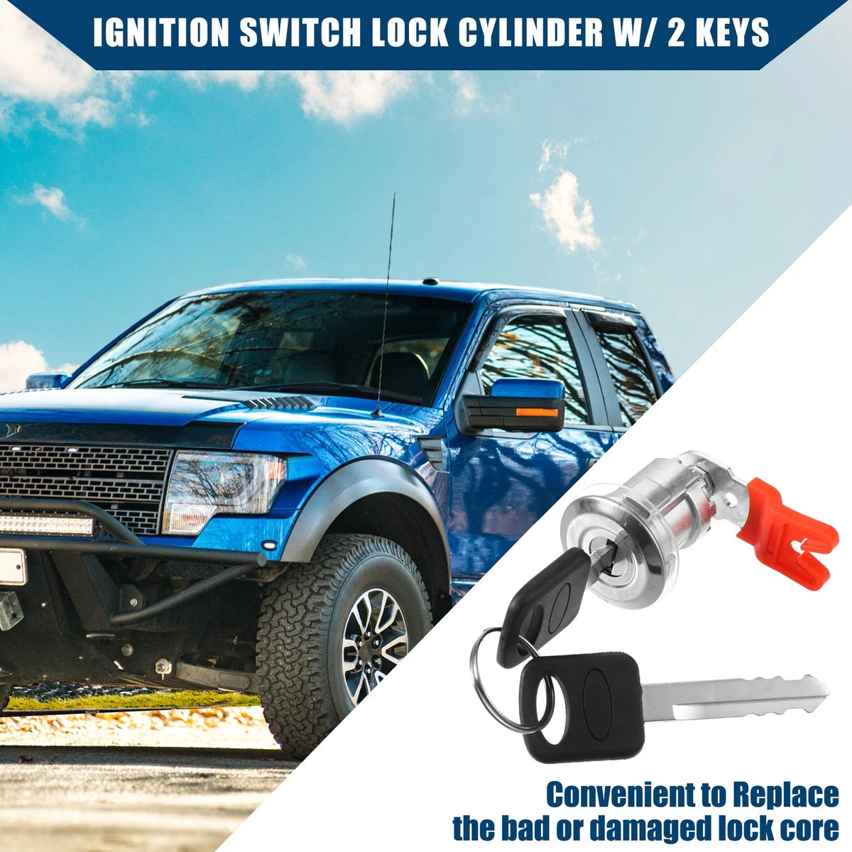 Set of 1 Ignition Switch Lock for Ford Econoline Van (1997–2018)