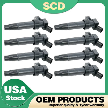 8X Ignition Coils for Hyundai Genesis Santa Fe Tucson Equus Kia Optima K900 UF611