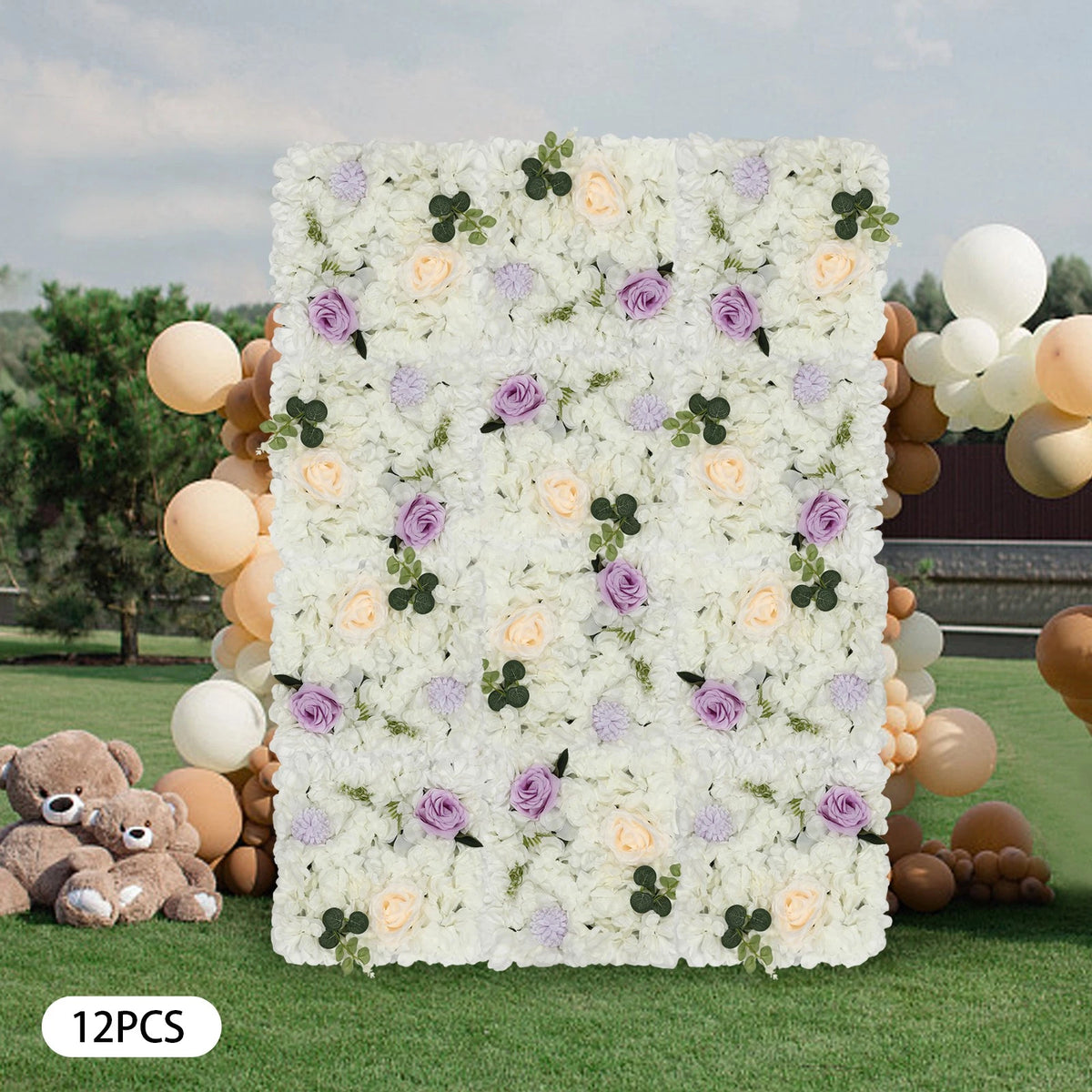 12X 3D Flower Wall Panels for Wedding Decor