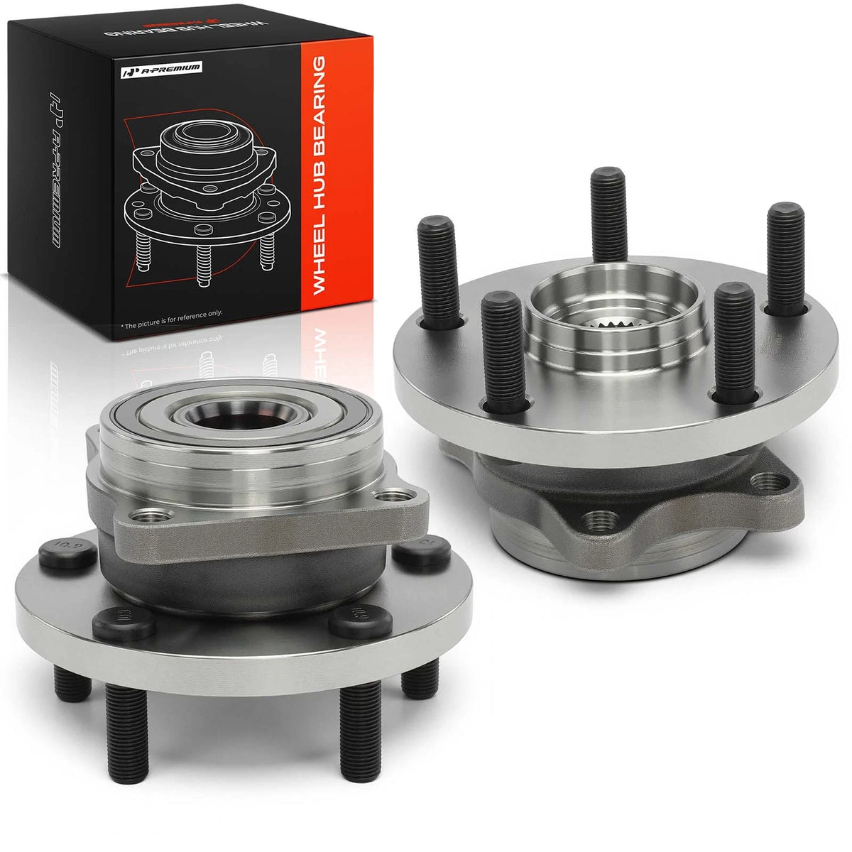 2X Front Wheel Hub & Bearing Assembly for Subaru Impreza (2007) BR930769, HA590580, 28373VA000, 513358
