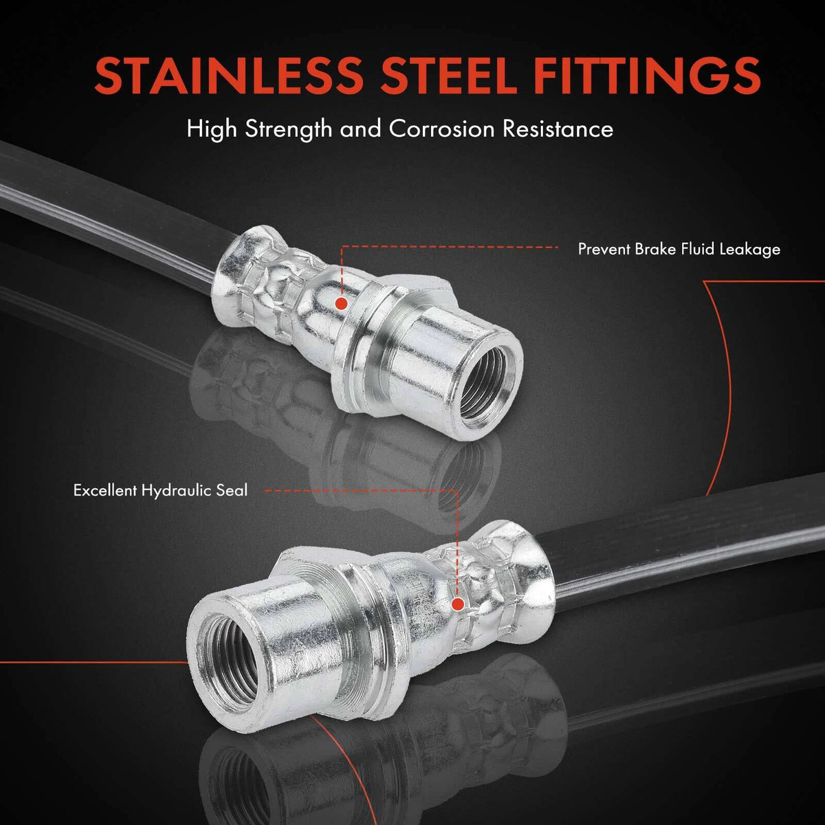 Rear Brake Hydraulic Hose for Scion xB xA (2004–2006) 9094702921, 2201557
