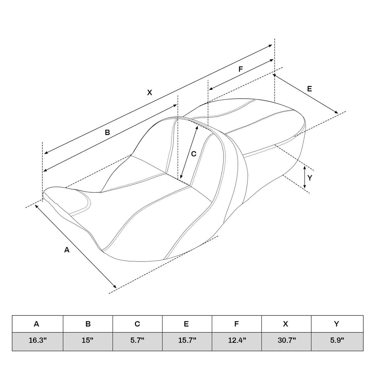 Seat Backrest for Harley Street Road Glide (2014–2023) Black