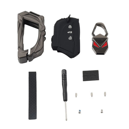 3 Button Key Shell Cover Fob for VW Polo (2019–2023)