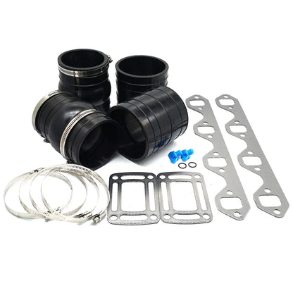Exhaust Bellow Hose Kit W/Gasket for Volvo Penta 5.0/5.8L Sterndrive V8 (3850496)