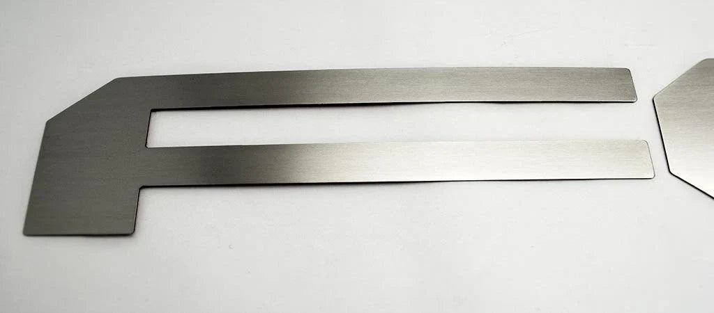 Tailgate Letter Inserts Replacement for 2017 2018 Ford F150 Raptor (Brushed Stainless)