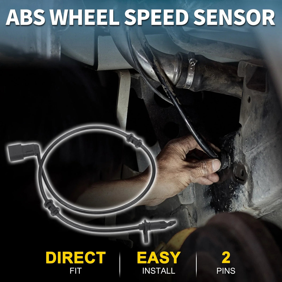 Rear Right ABS Wheel Speed Sensor for Mercedes-Benz GLC300 (2016–2022) No.A2539052400