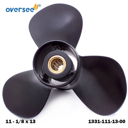 11 1/8x13 Aluminum Propeller for Mercury 40HP Outboard (1331-111-13-0, 48-855860A)