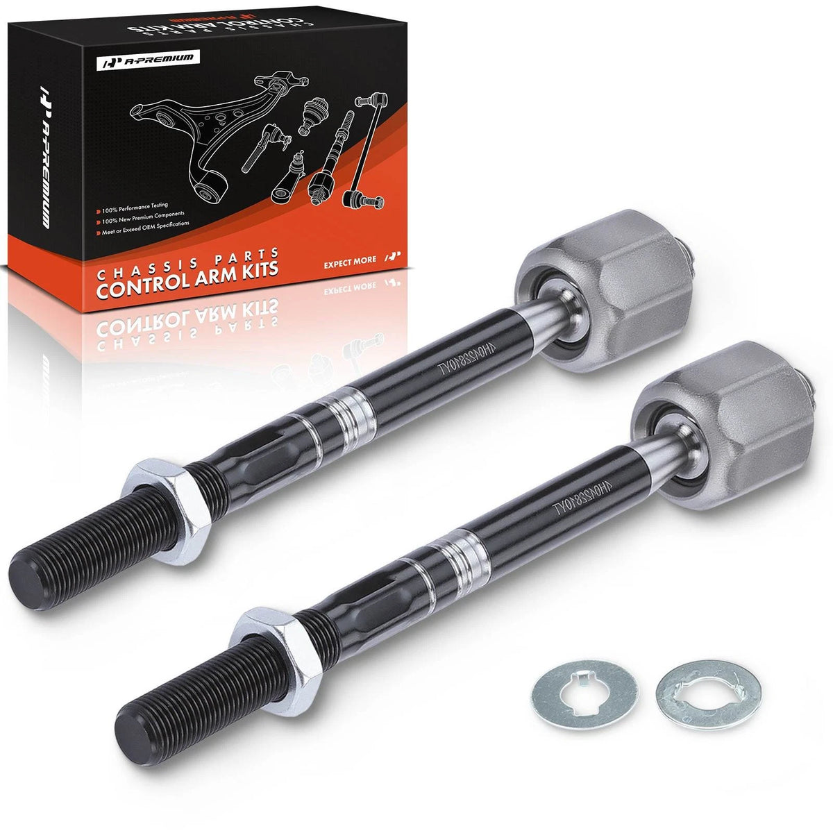 2X Inner Tie Rod for Audi A4 Q5 A5 TT (2009–2016) - 4H0422810, 4H0422810A, EV800390