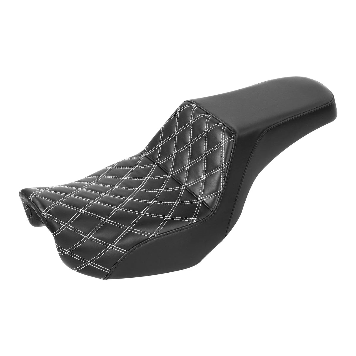 Driver Passenger Seat for Harley Dyna Fat Bob Street Bob (2006–2017) 16" Black