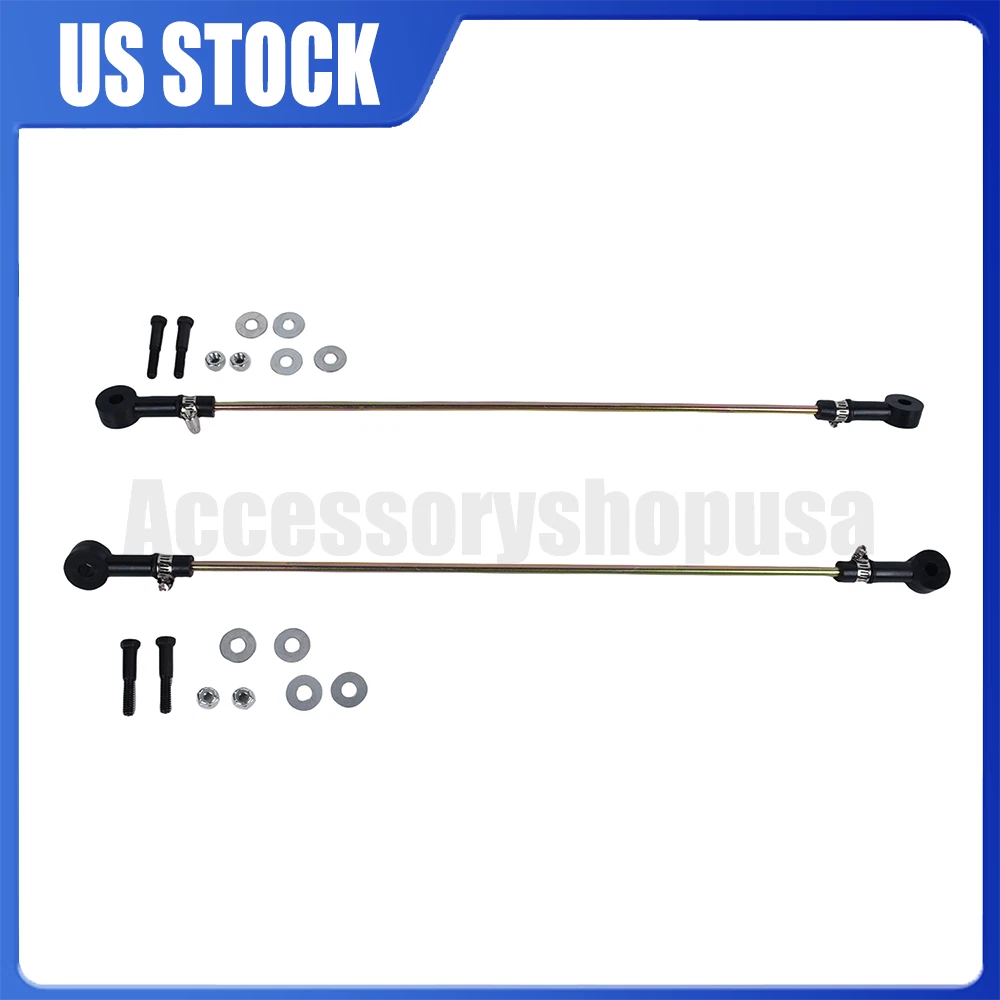 Set of 2 Adjustable Height Control Valve Linkage Rods for Volvo VNL 670 (48100225)