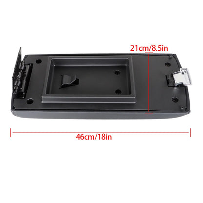 Leather Armrest Center Console Lid Cover for Ford Flex (2013–2017) 02ITG1210ABK, FA8Z7406024AB