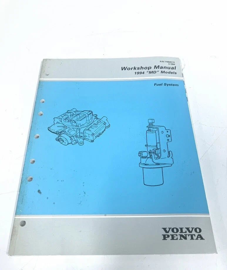 Workshop Manual for Volvo Penta MD Models (1994) - 7796457-5
