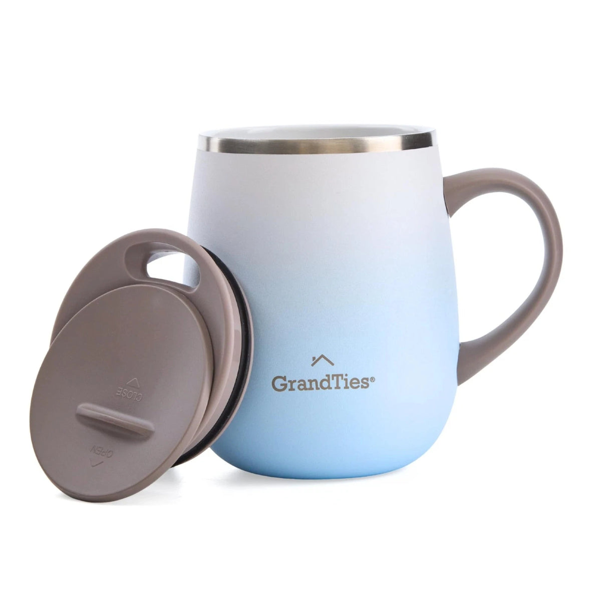 16oz Ceramic-Lined Insulated Coffee Mug for Grandties (No Part Numbers)
