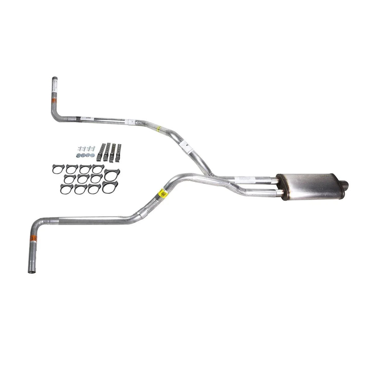 Dual Exhaust 2.5" Pipe & Muffler for Silverado (1988–1995)