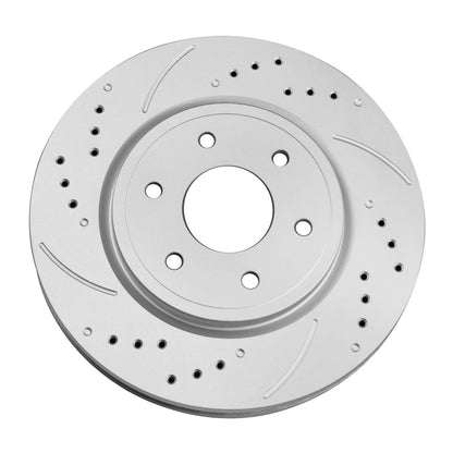 Front Drilled Rotors Brake Pads Kit for Nissan Pathfinder Frontier Xterra (2005–2019)