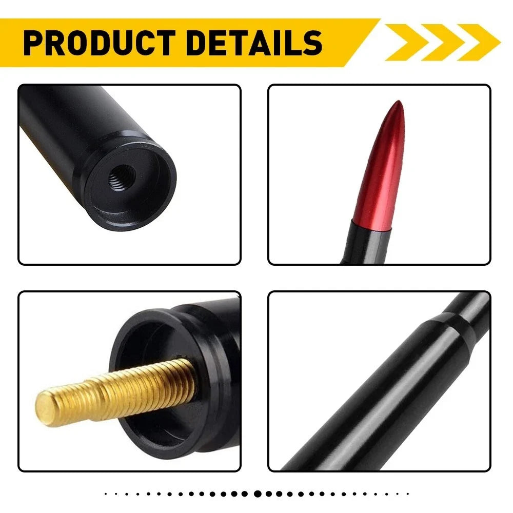 Bullet Antenna 50 for Chevy Silverado, RAM, GMC, Ford F150, F250 (2000–2023)