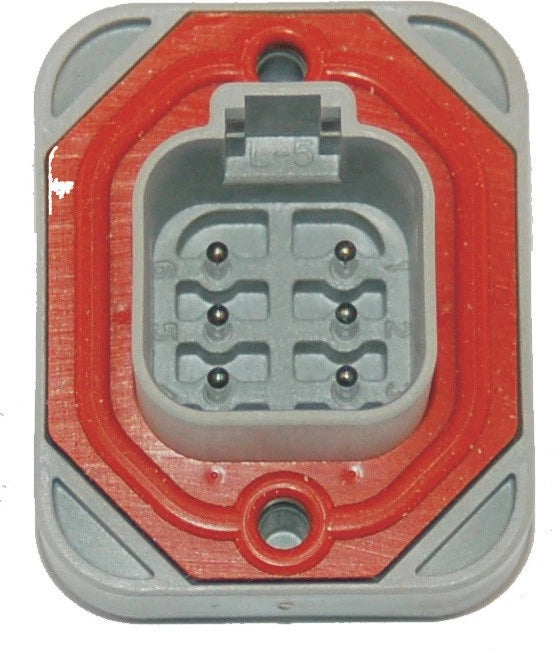 2X Deutsch DT Series Header Connectors for Custom Cycle (DTH-06)