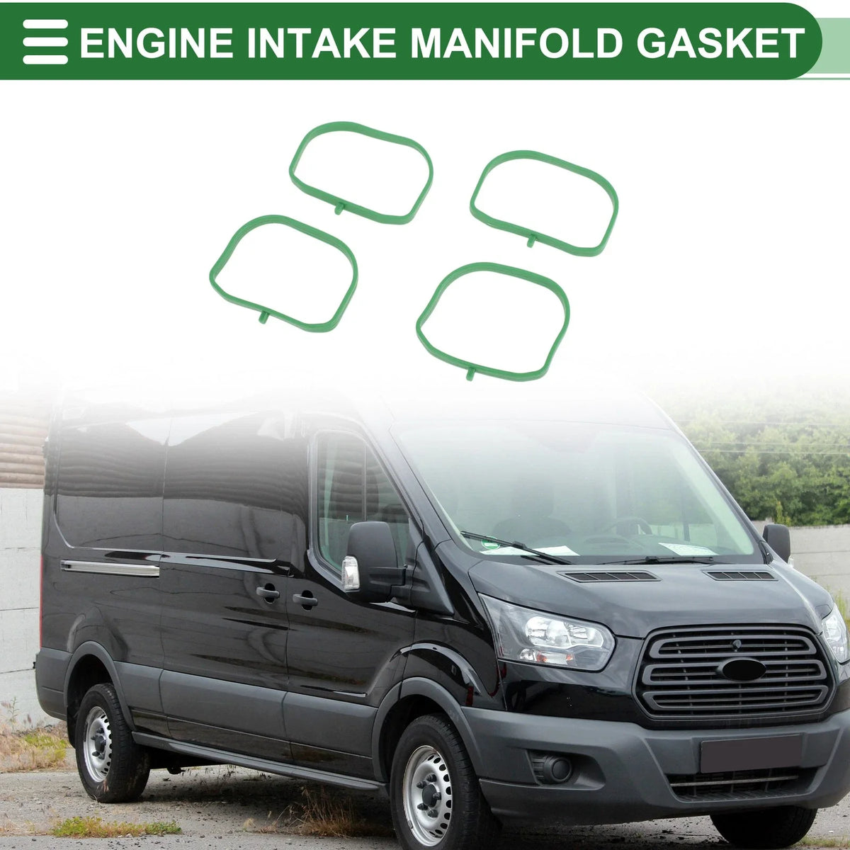 Set of 4 Engine Intake Manifold Gaskets for Ford Transit (2006–2014) No. 1S7G9441AE