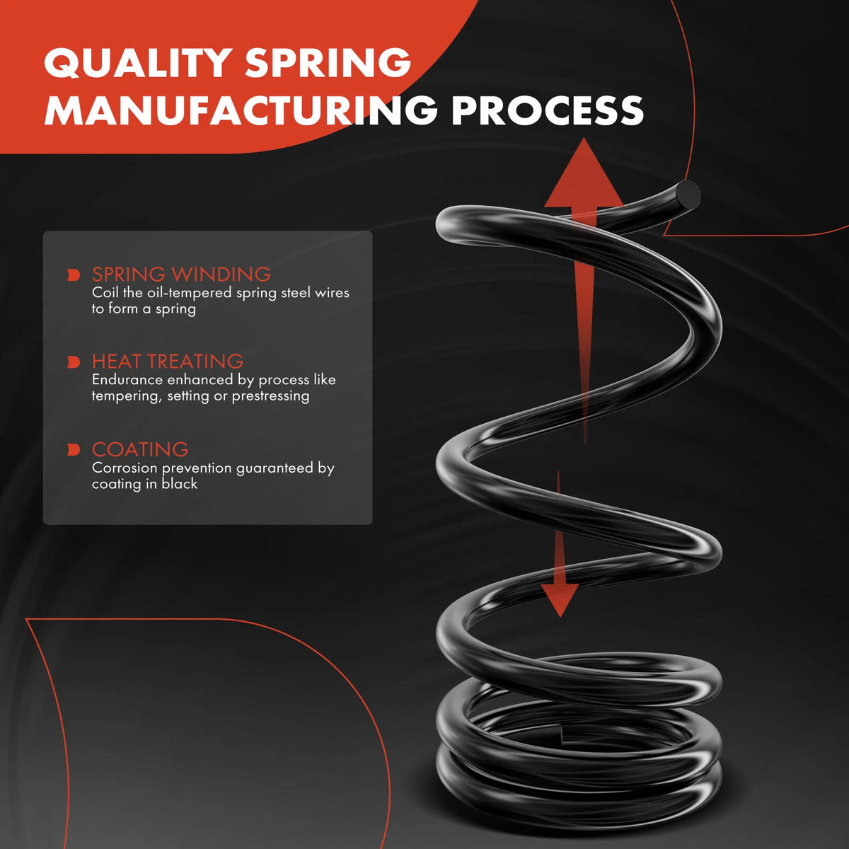 2X Rear Coil Springs for Subaru Impreza RS WRX (2002–2003) 81757
