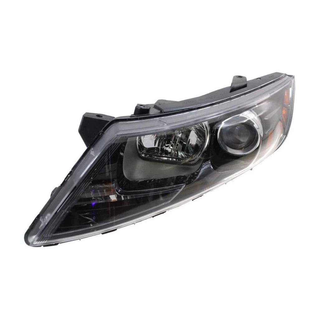 Headlight Driver Side for Kia Optima (2011) KI2502146, LLX-KI2502146-CL360A70 w/LED