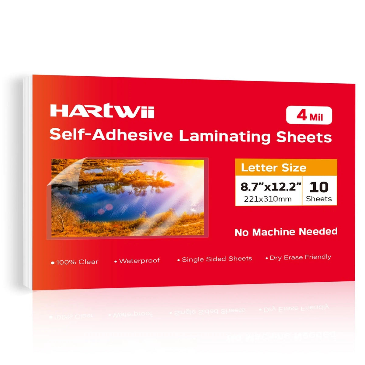 Thicker Self Adhesive Laminating Sheets 8.5 x 11 (Self Sealing)