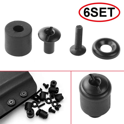 Set of 6 Tuckable Screw Kit for Kydex Holster