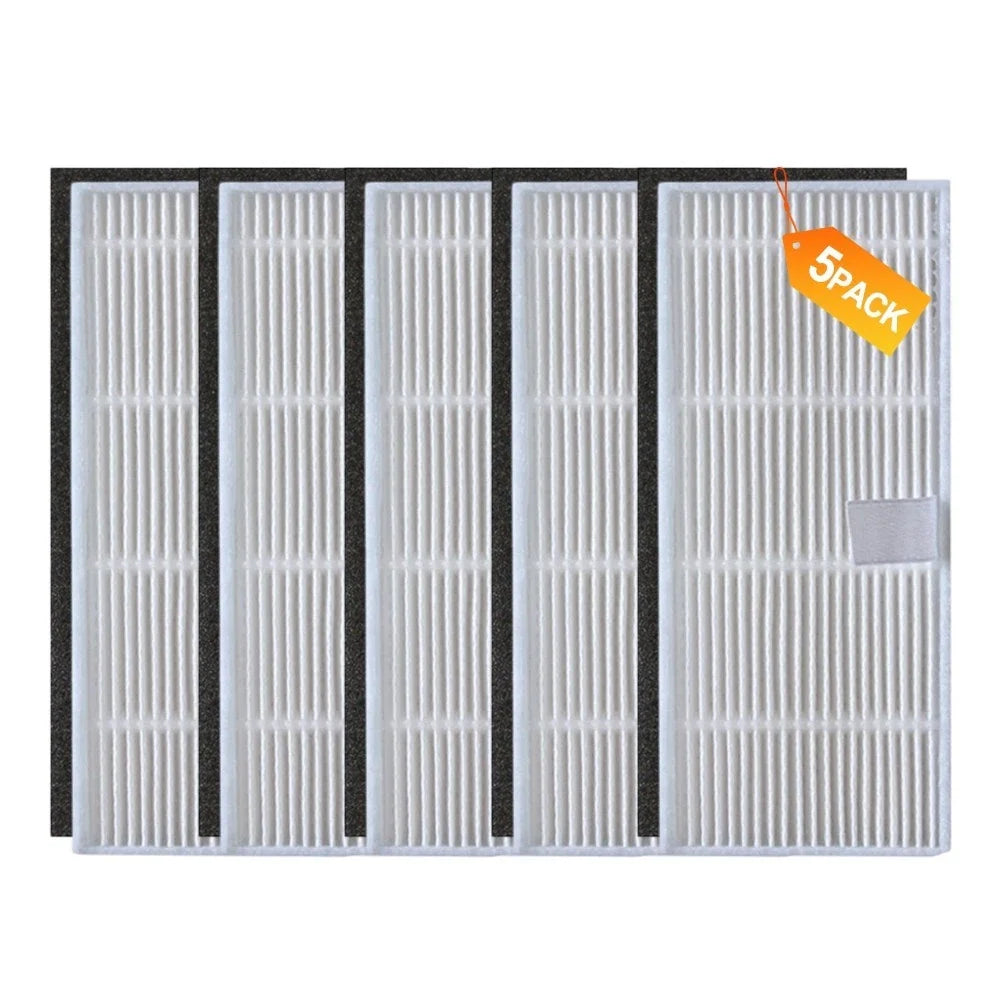 5X Replacement Filters for Ultenic T10 PRO Robot Vacuum Cleaner