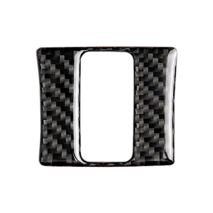 Carbon Fiber Interior Warning Lamp Button Trim for Mazda 3 Axela (2013–2018)