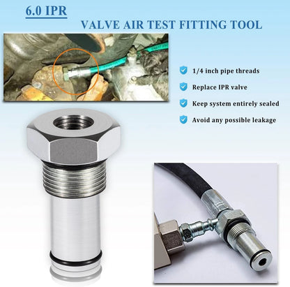 6.0 IPR Valve Socket & Test Fitting Tool Kit for Ford Powerstroke (2003-2010)
