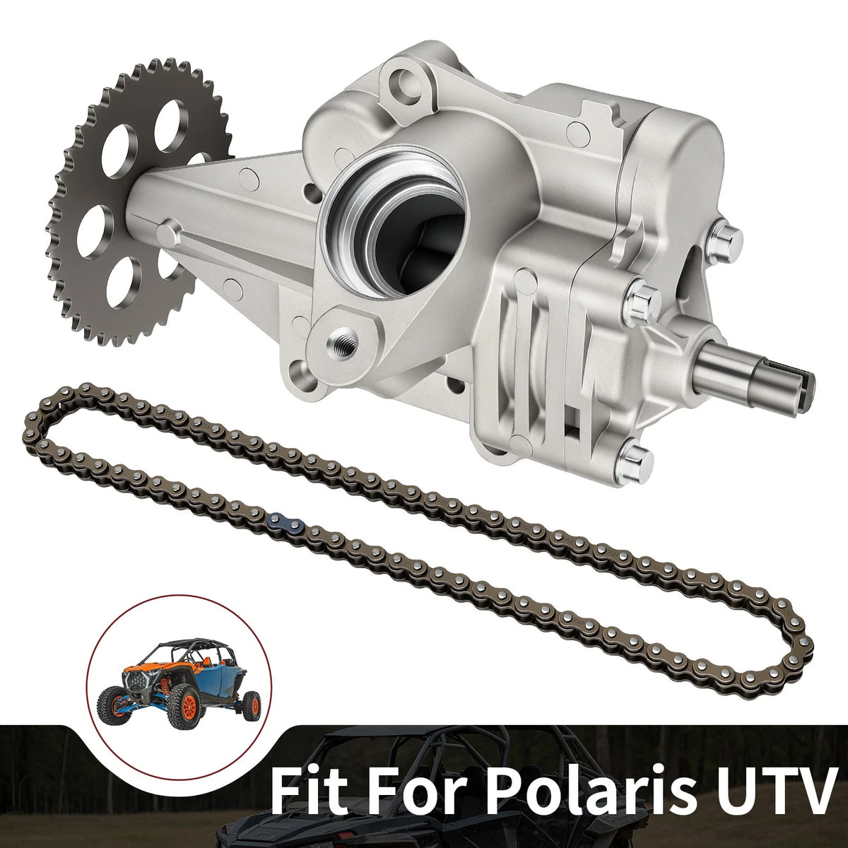Engine Oil Pump & Drive Chain for Polaris RZR PRO XP 4 (2020–2025) 3023141 3222191