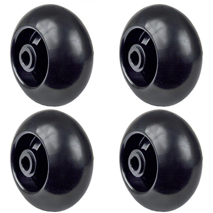 Set of 4 Mower Deck Wheels for Cub Cadet Tank M48 M54 M60 (48'' 54'' 60'')