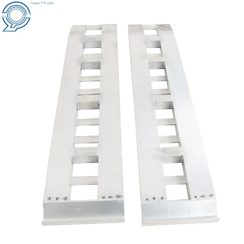 Set of 2 Aluminum Hook Ramps for Car Truck Trailer (6500 lbs Capacity)