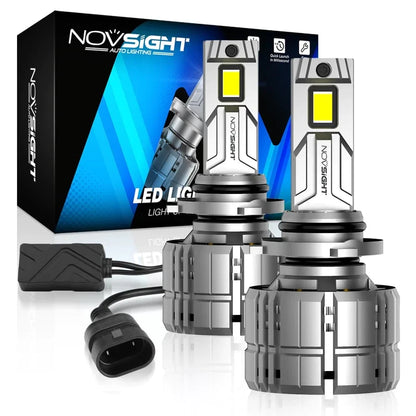 2X 9012 HIR2 LED Headlight Bulbs for 200W 6500K 60000LM