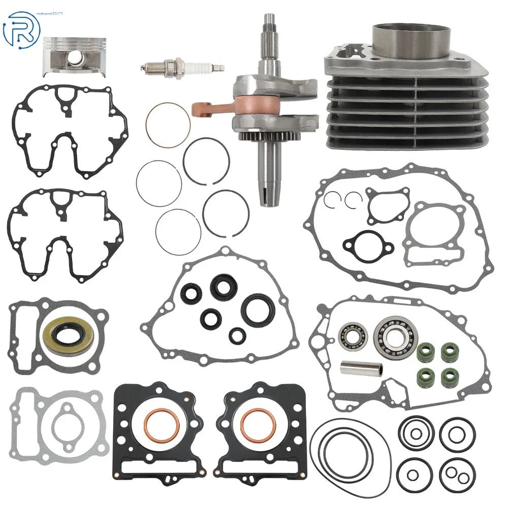 Crank Rod Motor Rebuild Kit Piston Gaskets for Honda 400EX 400X (1999–2004)