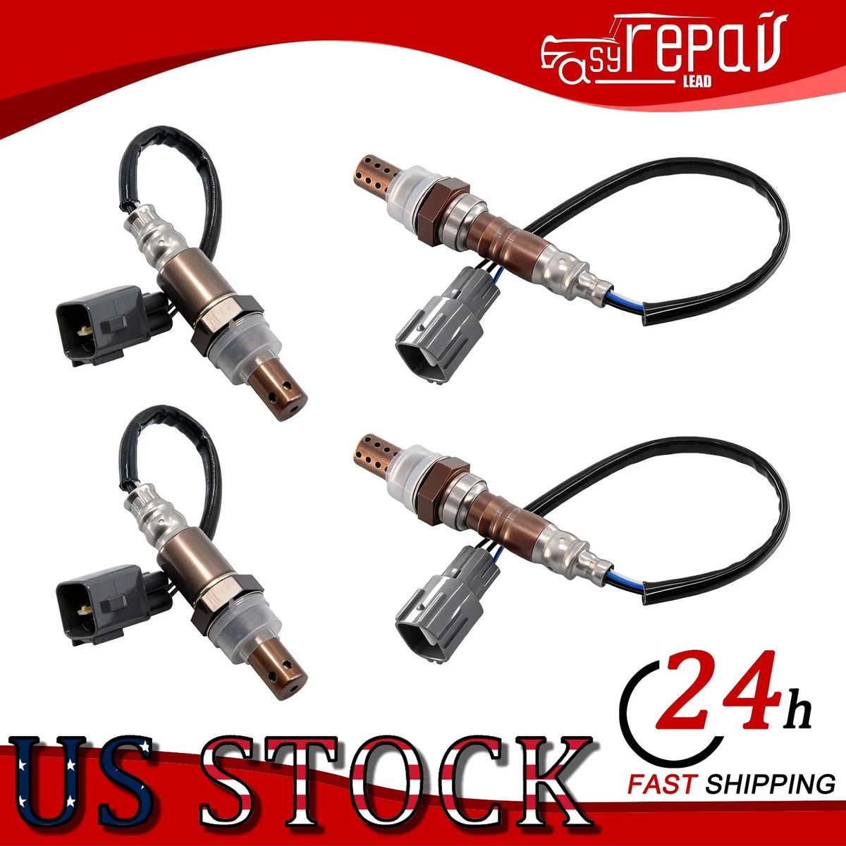 4pcs O2 Oxygen Sensor for Toyota FJ Cruiser (2007–2009)