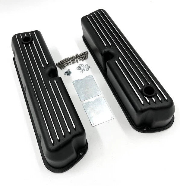 Tall Finned Aluminum Valve Covers Replacement for Ford 289 SBF (1962–1985)